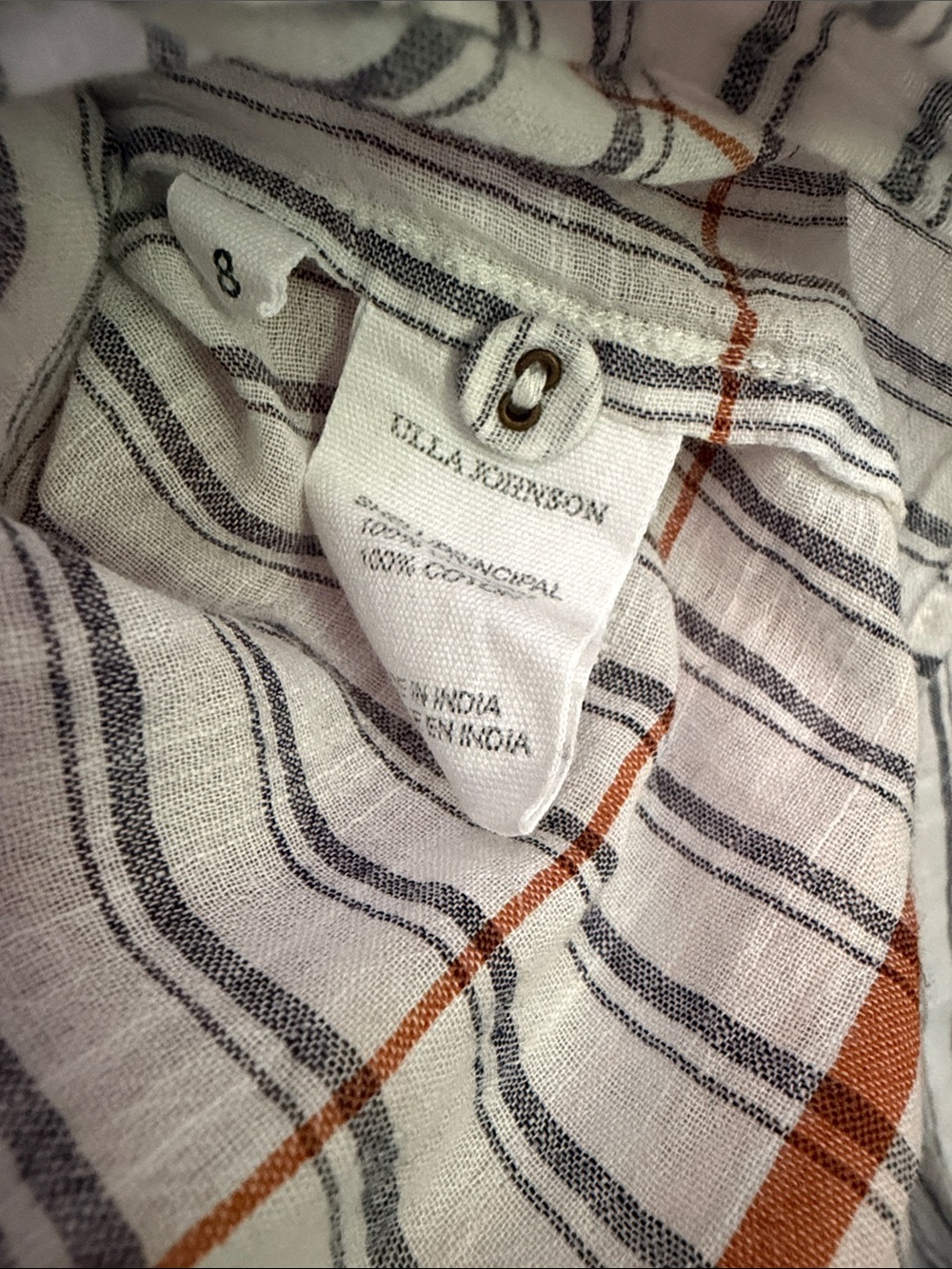 Ulla Johnson Shirt Size 8 Cotton - Picture 3 of 4
